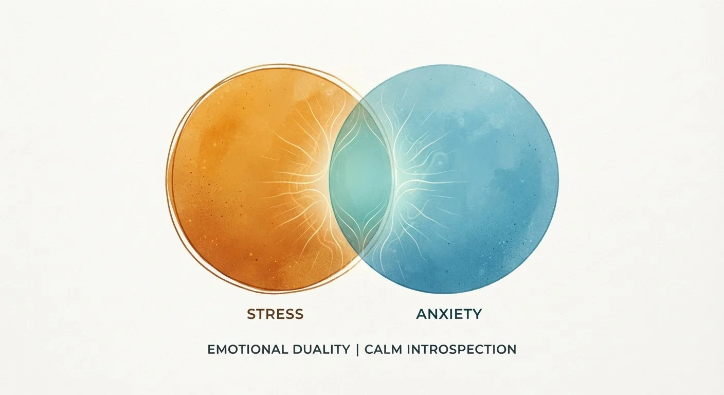 Anxiety vs. Stress: Two Overlapping Experiences That Need Different Responses