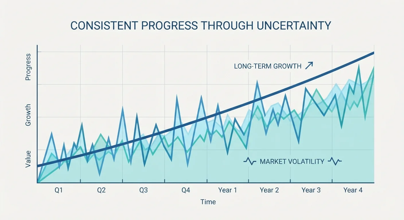 Dollar-Cost Averaging: Investing Steadily Through Market Ups and Downs