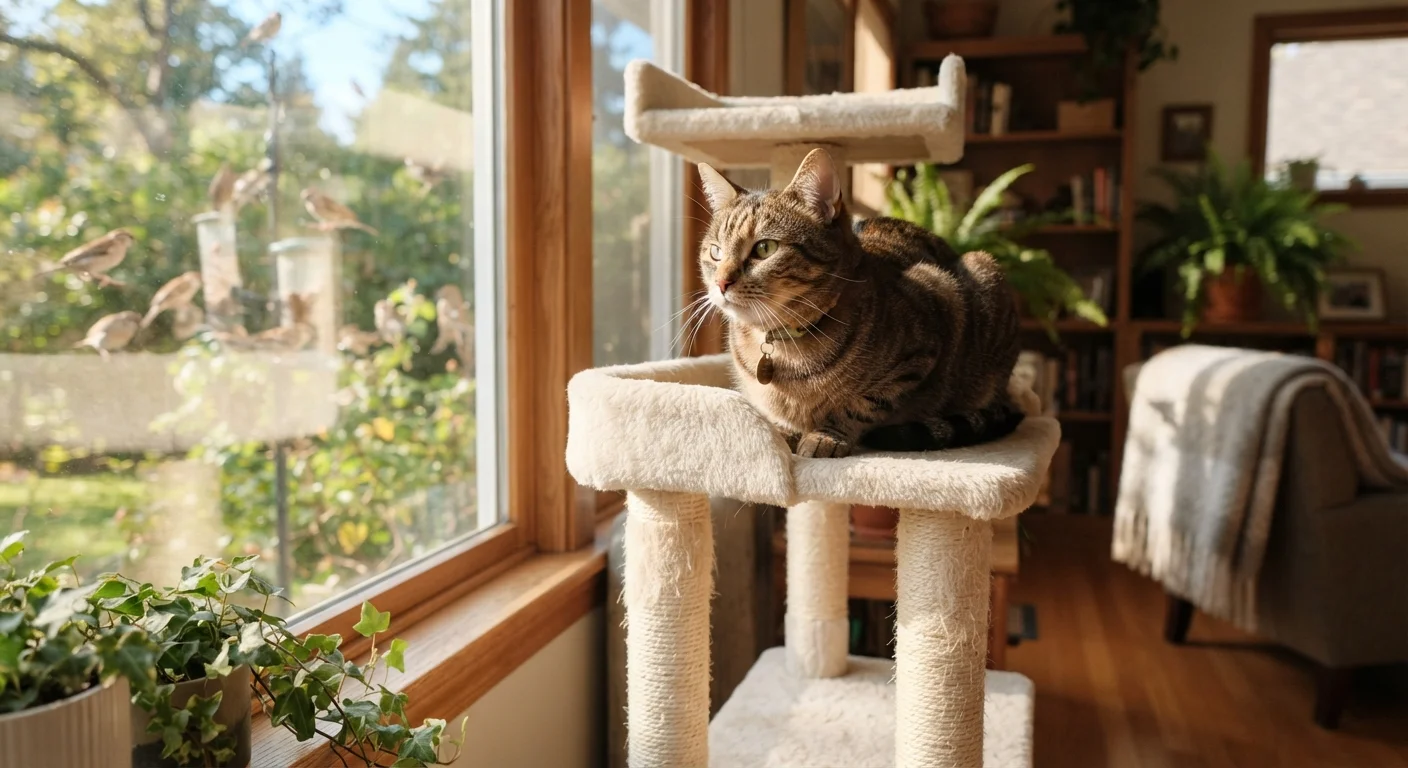 Keeping an Indoor Cat Mentally and Physically Active