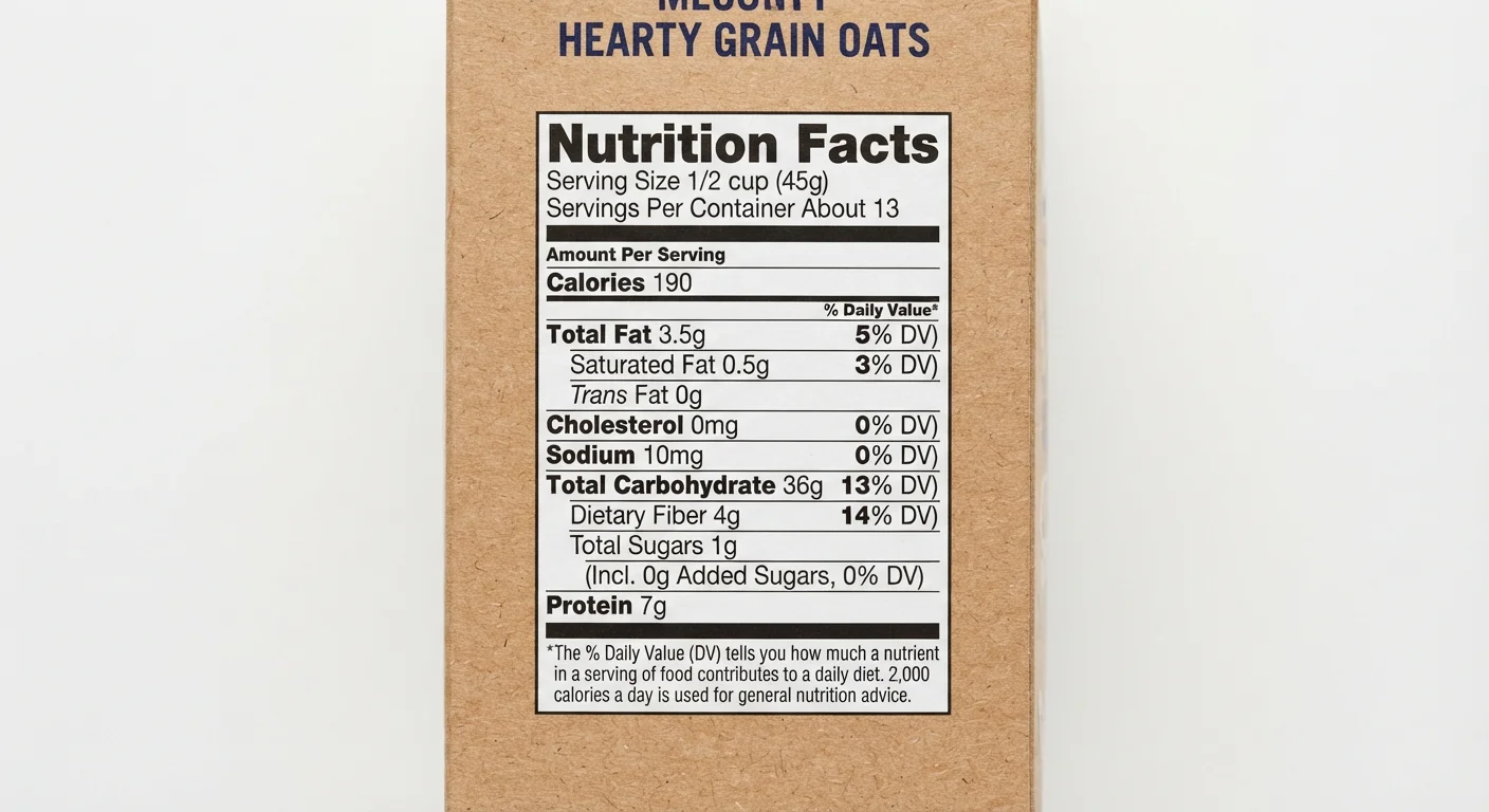 Reading a Nutrition Label Without Getting Tripped Up