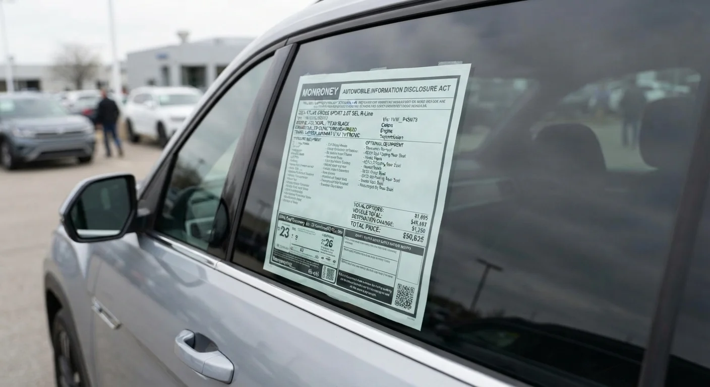 Reading the Window Sticker: A Field Guide to Dealership Paperwork