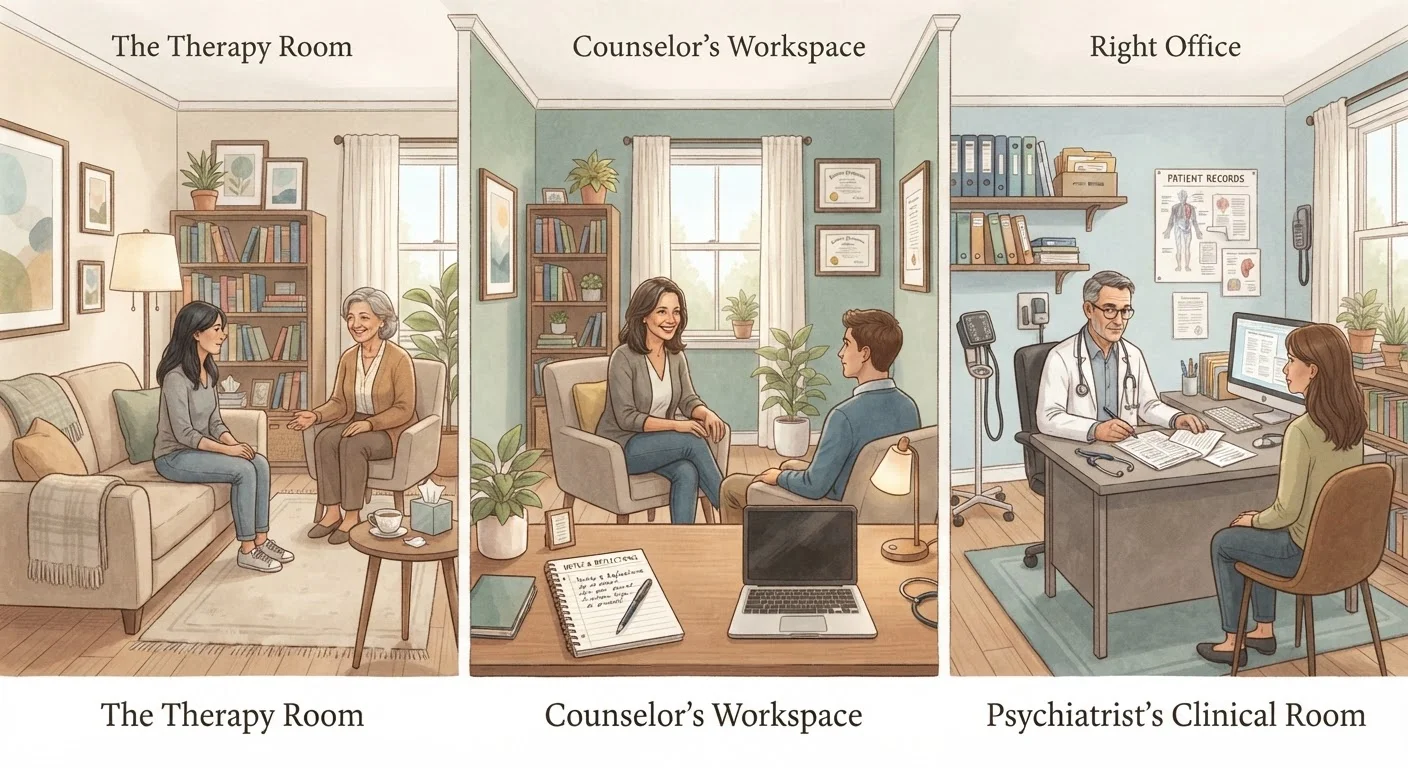 Therapy, Counseling, and Psychiatry: Understanding the Differences